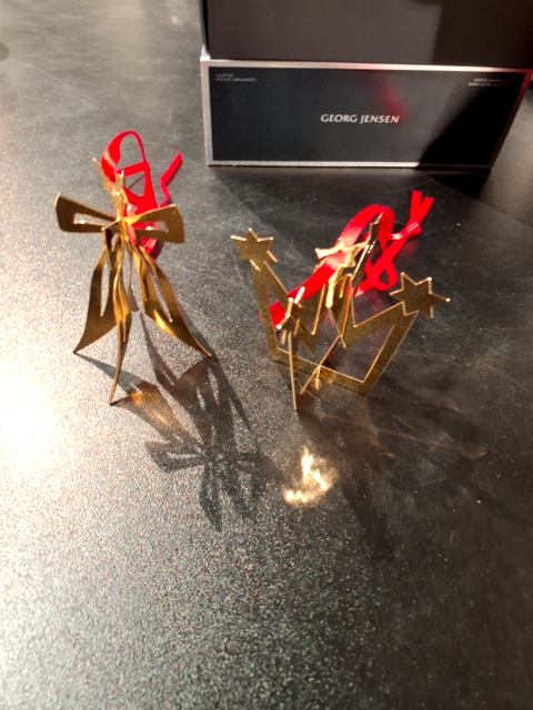 Georg Jensen krone og sløjfe